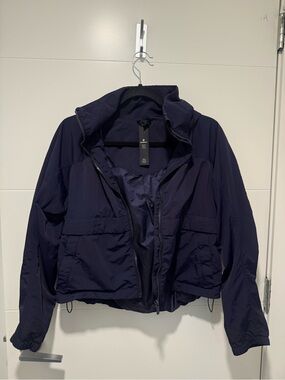 Lululemon Womens Navy Lightweight Hooded Jacket